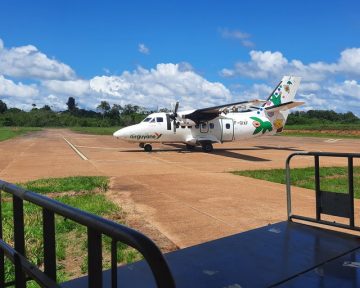 Un avion de la compagnie Air Guyane n'a pas pu décoller et est resté bloqué sur le tarmac de l'aérodrome de Maripasoula.